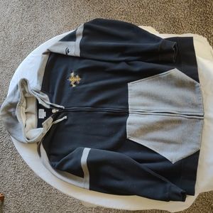 Fanatics NFL proline New Orleans saints full zip hoodie. 3XLT